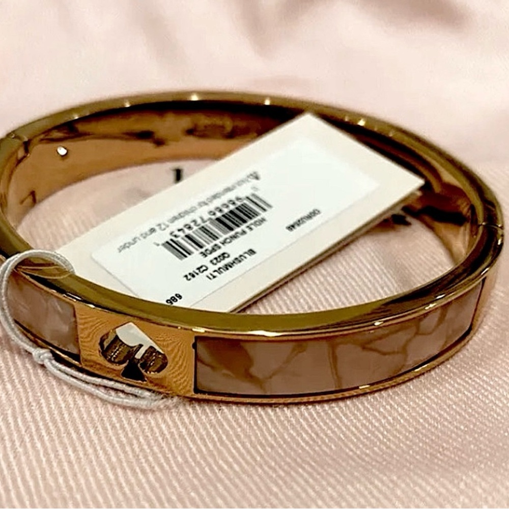 Kate Spade Pink and Gold Heart Bracelet - Picture 8 of 8